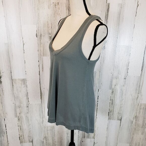 Splendid Vintage Whisper Tank in Olive Branch - Picture 2 of 7